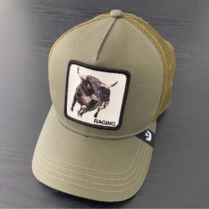 Goorin Bros. Raging Bull Olive Green Trucker Hat